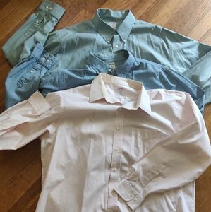 Lot of Brooks Brothers Button Up Long Sleeve Shirts XL